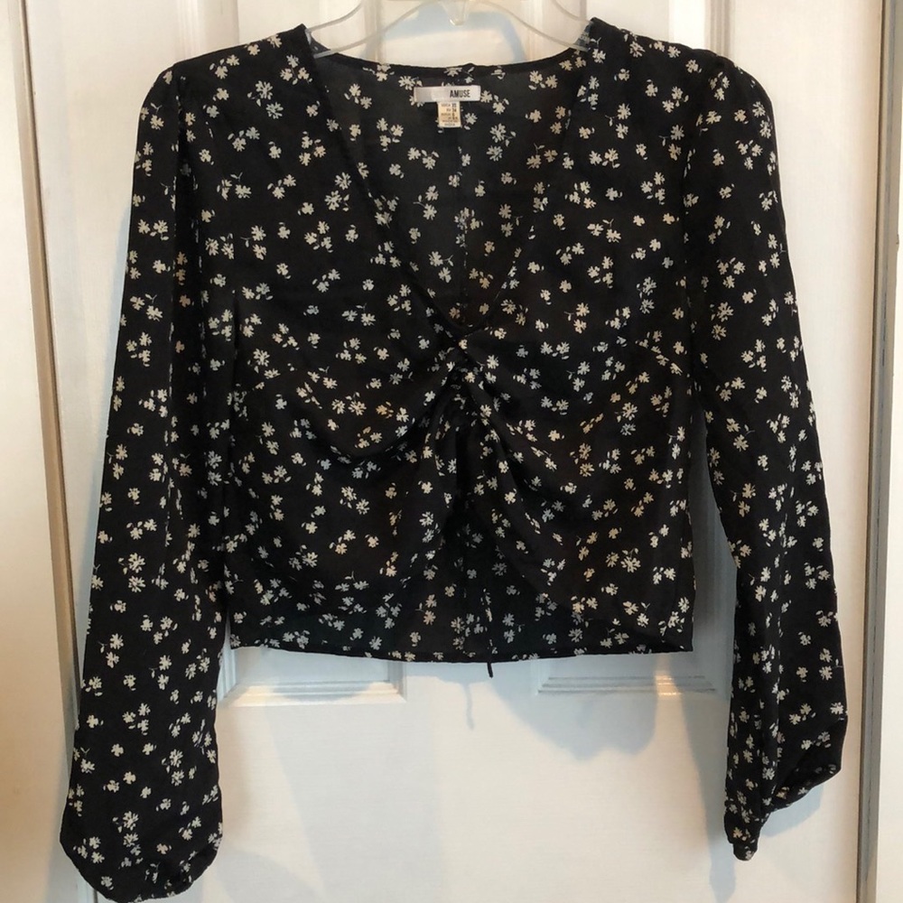 AMUSE SOCIETY floral blouse